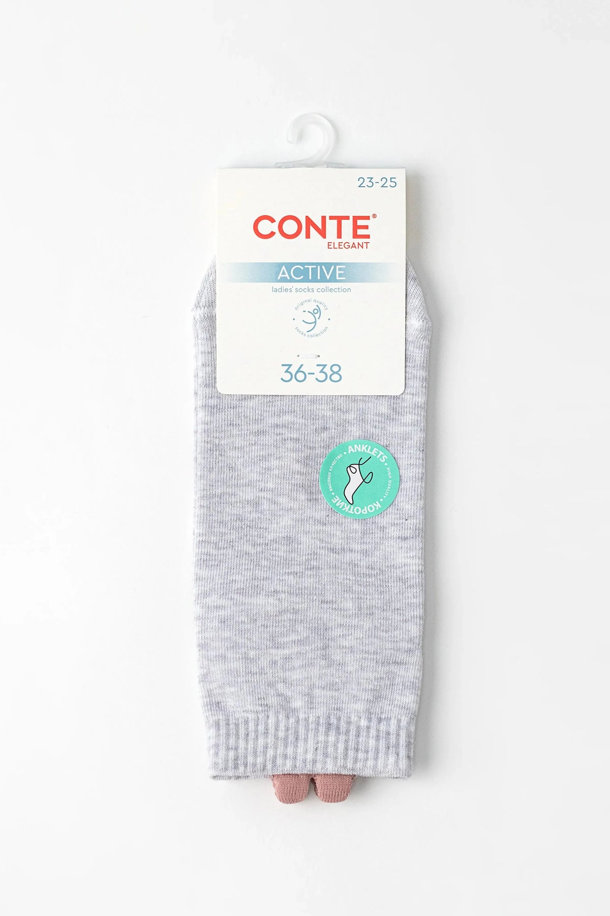 Cotton Ankle Socks Conte Active - 221 Picot Heart
