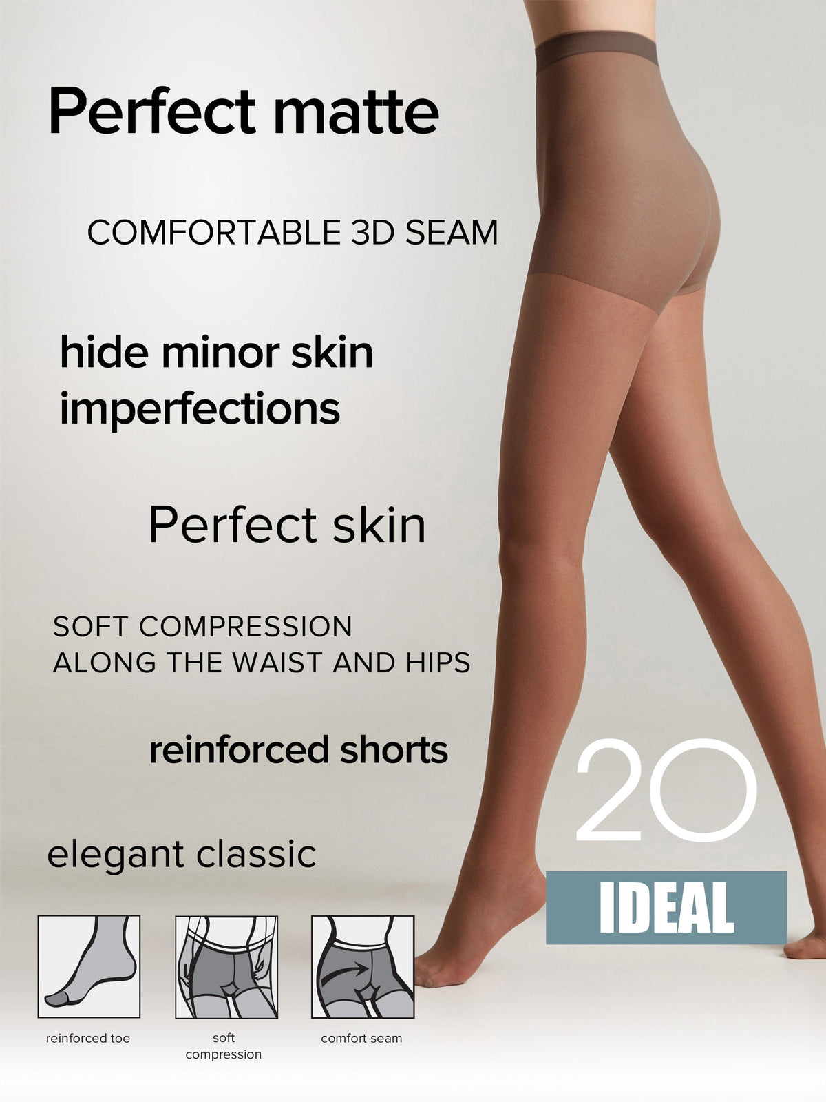 Tights Conte Ideal 20 Den - Ultimate Matt
