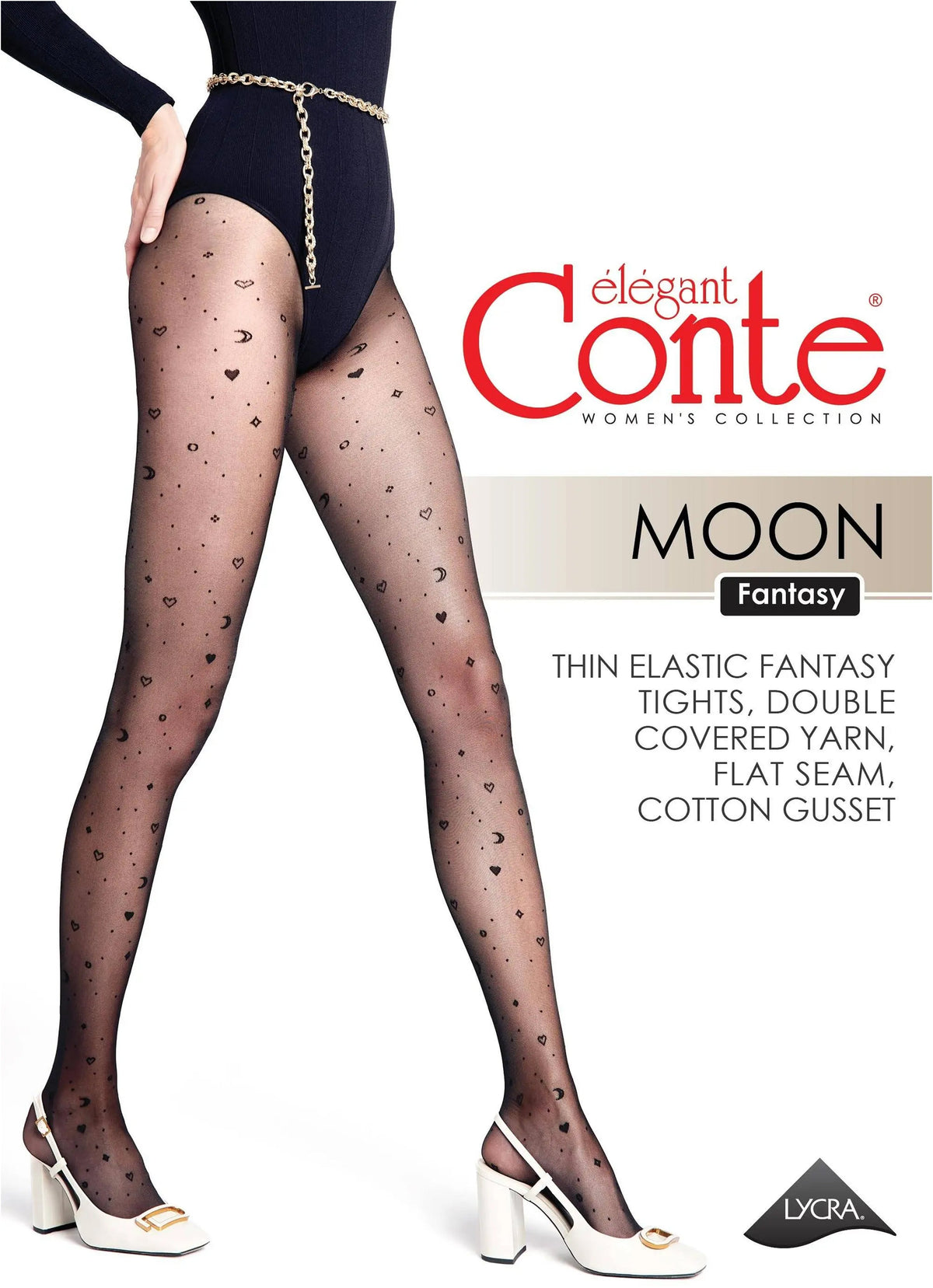 Fantasy Tights Conte Moon Patterns