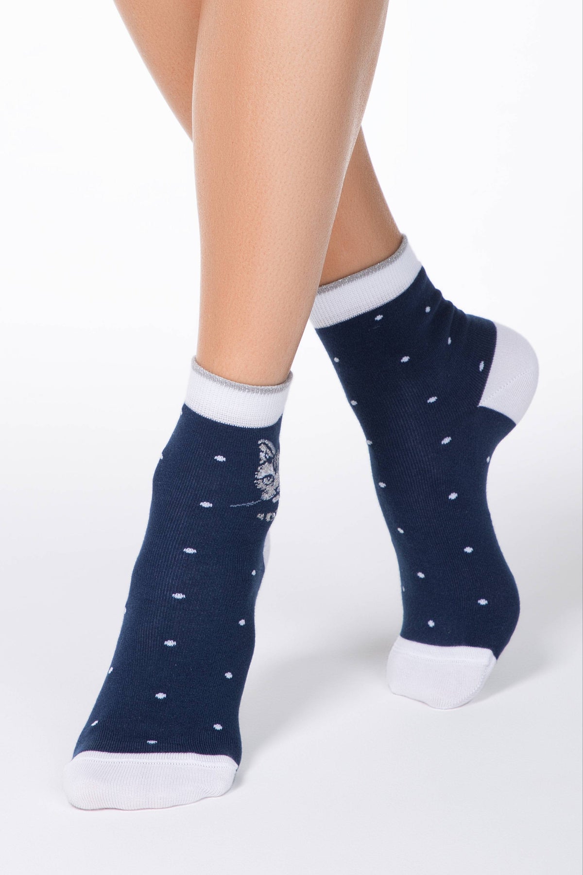 Conte Elegant Cotton Socks (2 pairs) - Lady Cat