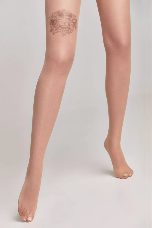 Fantasy Tights Conte Lion - Tattoo Design