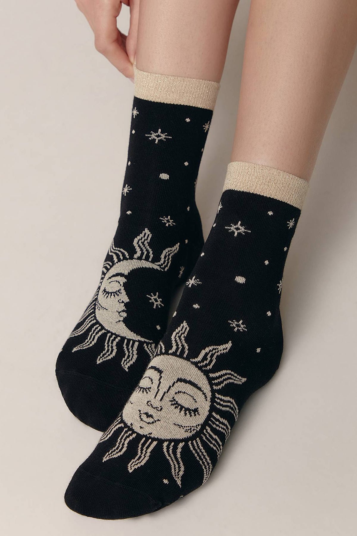 Socks Cotton Conte Happy 355 - Sun