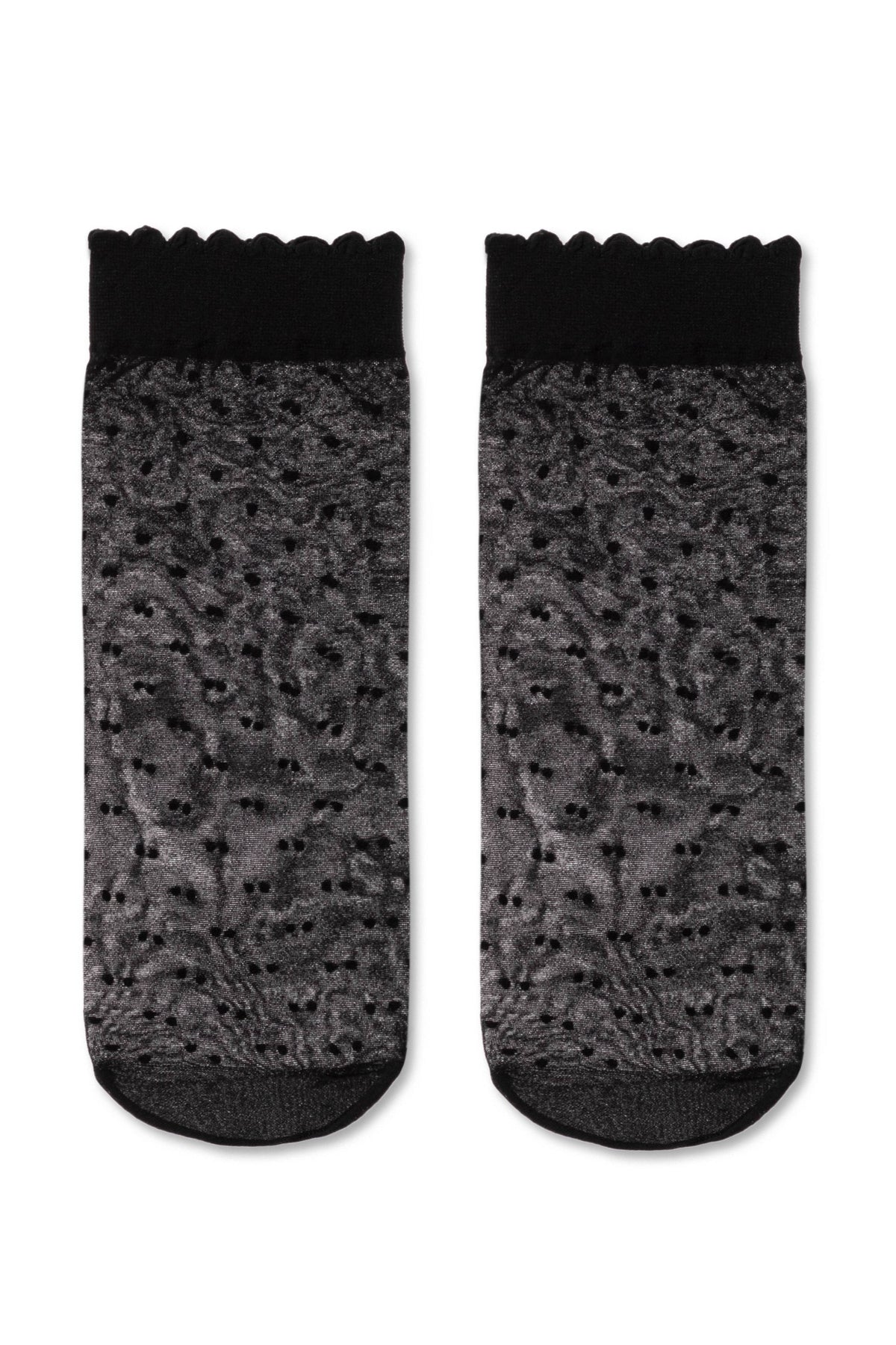 Socks Conte Fantasy - Polka Dot With a Cuff