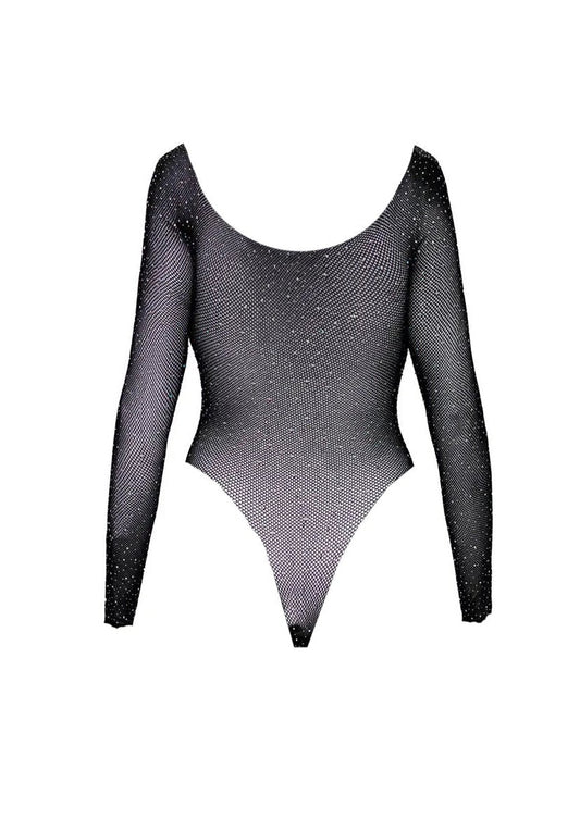 Obsessive Sparklissa Long-Sleeve Shiny Jewels Teddy