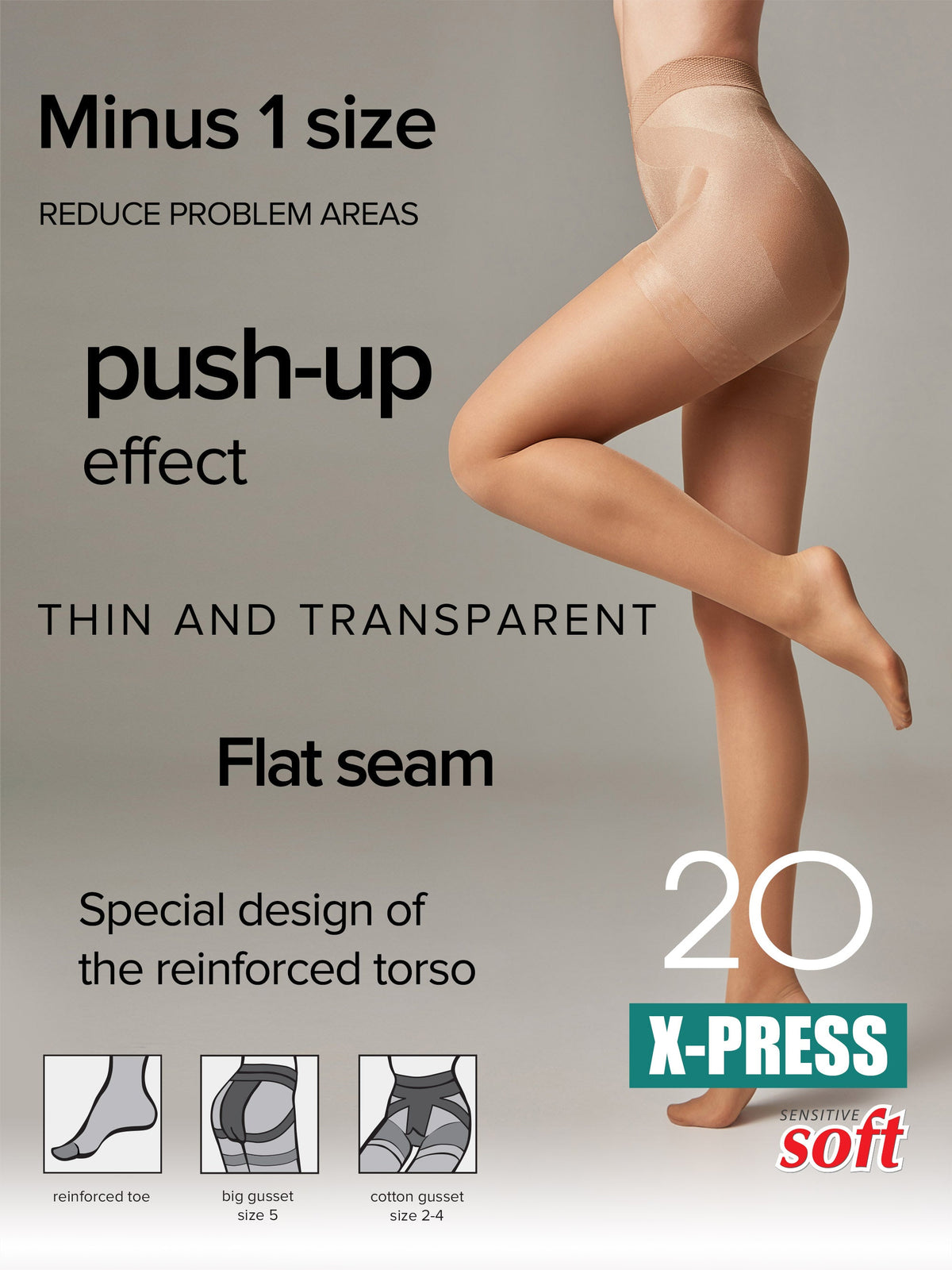 Tights Conte X-Press 20 Den - Body Shaping