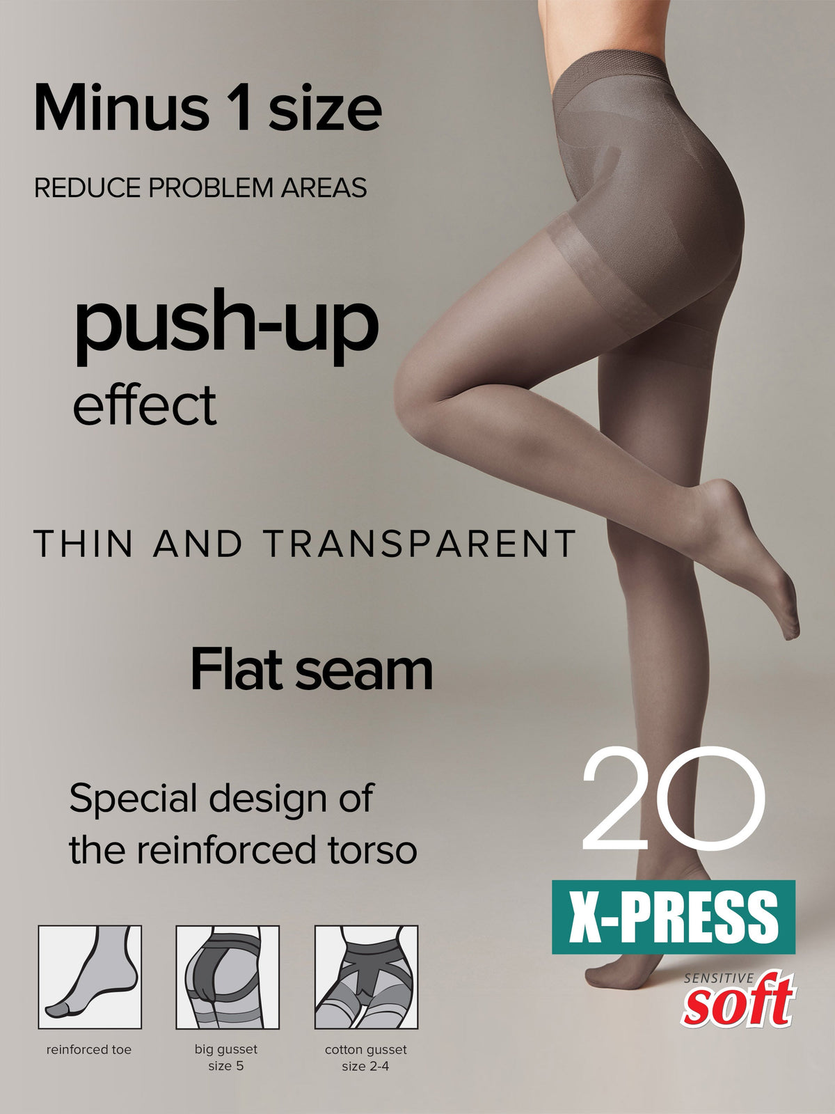 Tights Conte X-Press 20 Den - Body Shaping