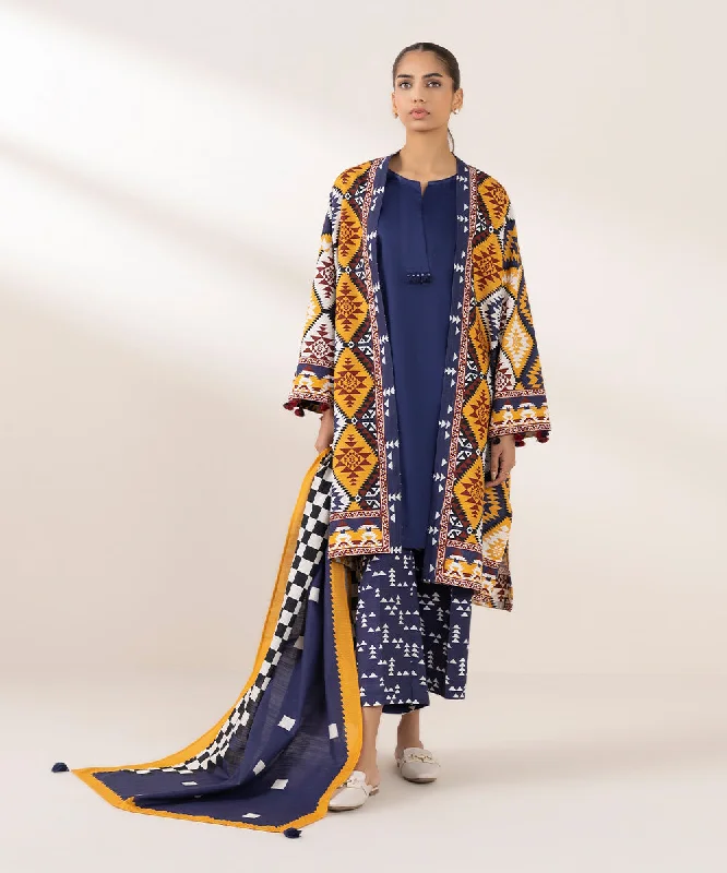 Printed Khaddar Stole