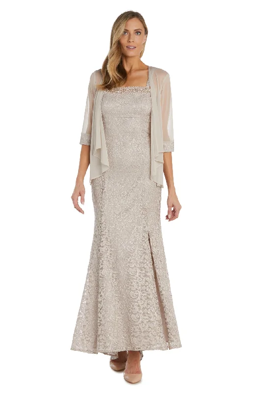 R&M Richards 1241 Long Formal Mother of the Bride Jacket Dress