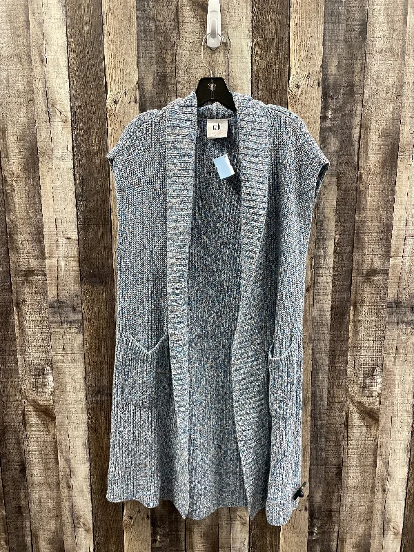 Sweater Cardigan By Cabi In Blue, Size: Xs