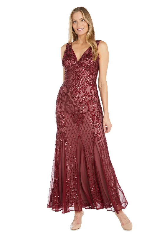 R&M Richards 3229 Beaded Long Formal Evening Dress