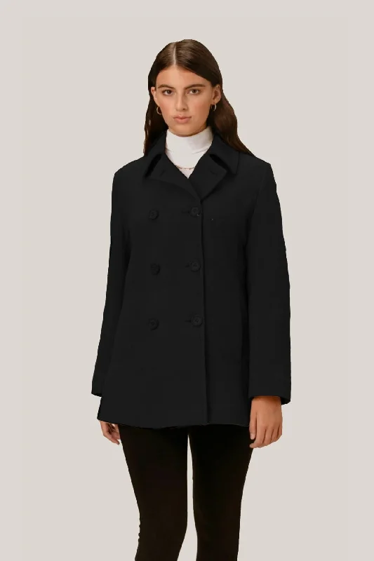 MOLLY Wool & Cashmere Pea Coat 2141