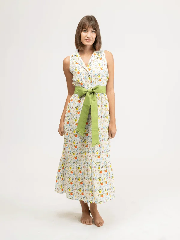 The Eliza Dress | Bugs & Fruit White