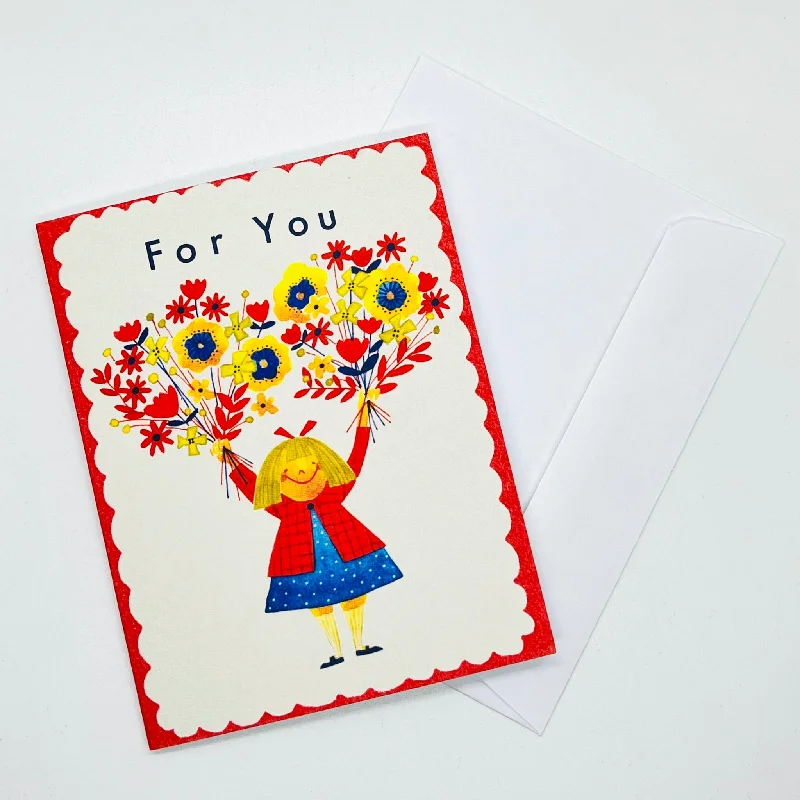 For You Girl Greeting Card