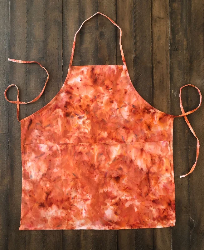 Ice Dyed Cotton Apron