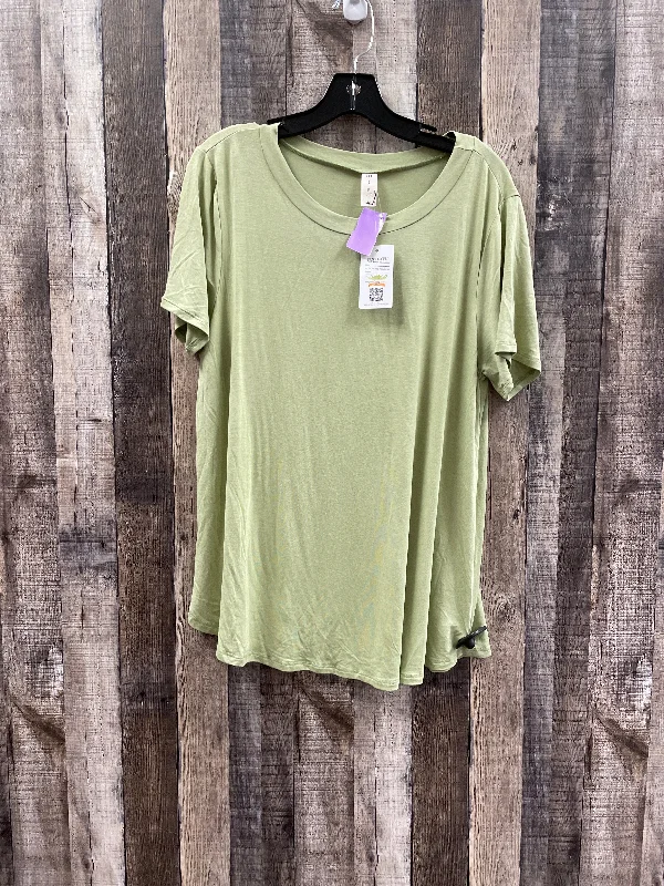 Green Top Short Sleeve Mts, Size L