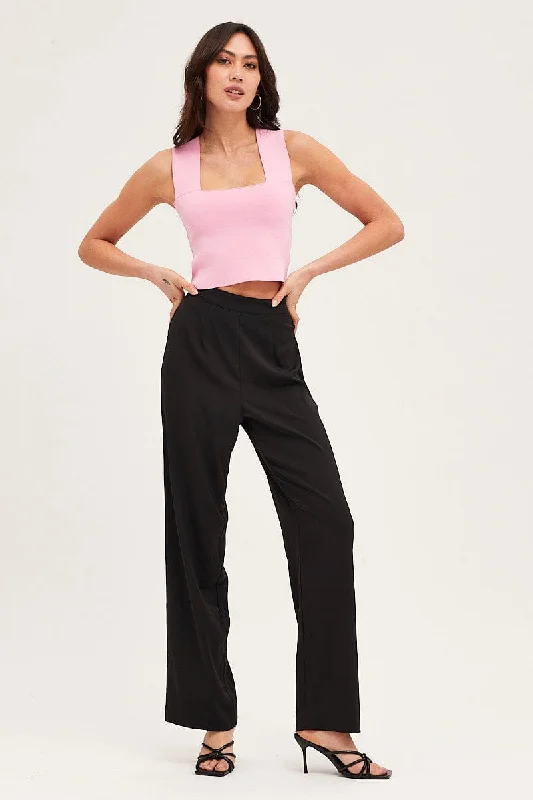 Black Wide Leg Pant