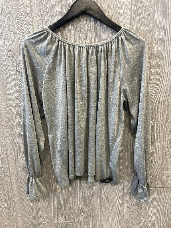 Top Long Sleeve By Lucky Brand In Green, Size: Xs